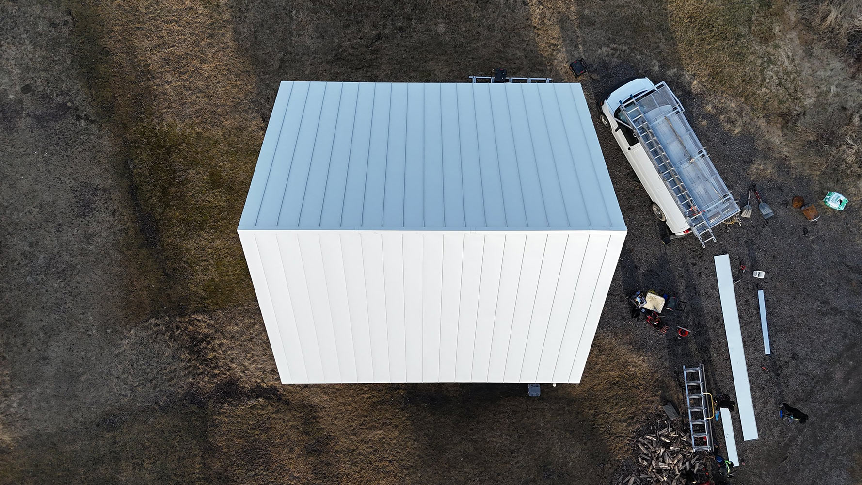 Standing seam roof structure Essex VT